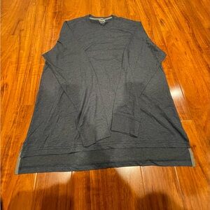 Men's Charcoal Long Sleeve Tee